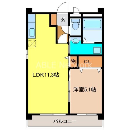 アウラス元町の物件間取画像